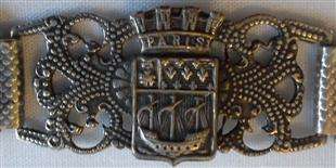 Vintage Edwardian Scenes of Paris travel bracelet
