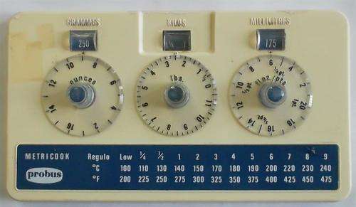 Vintage Metricook Probus Converter.