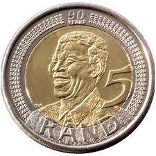 2008 R5 Smiling Mandela Birthday Coin