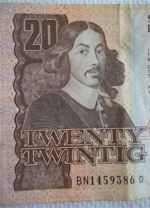 R20 South African Bank Note...CL Stals