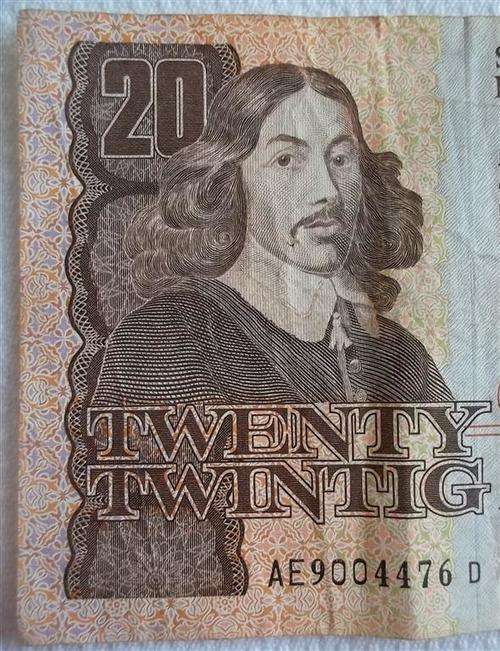 R20 South African Bank Note...CL Stals