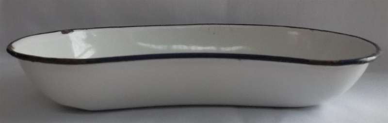 Vintage Enamel Kidney Bowl