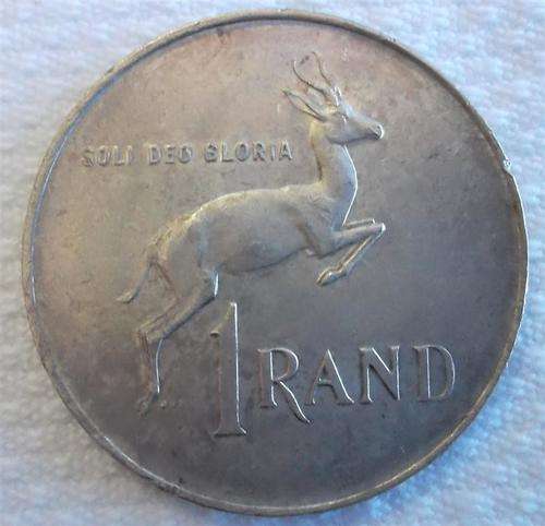 1966  R1 South African    coin