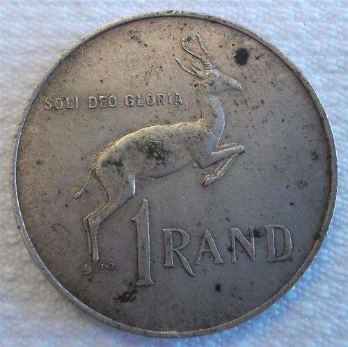 1967  R1 South African    coin