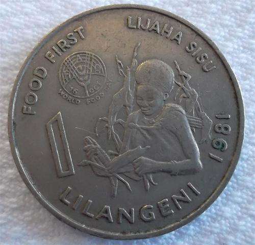 1981  Lilangeni  Swaziland  Coin