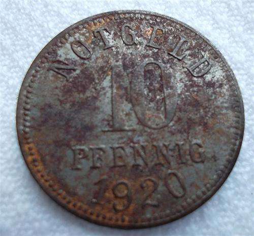 1920 10 Pfenning Notgeld  Bad Kissengen  Coin