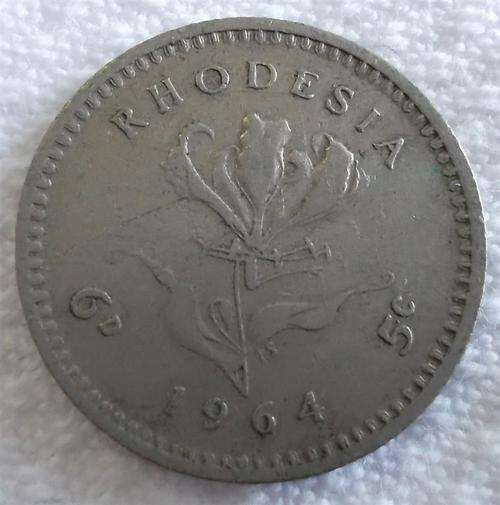 1964 5 cent  Rhodesia  Coin