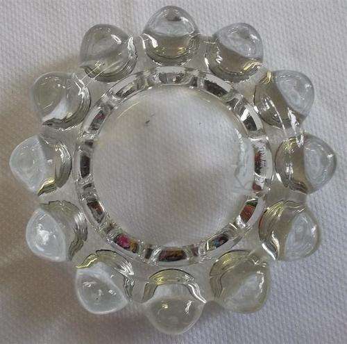 Collectable  Art Deco Clear leaded Ashtray.