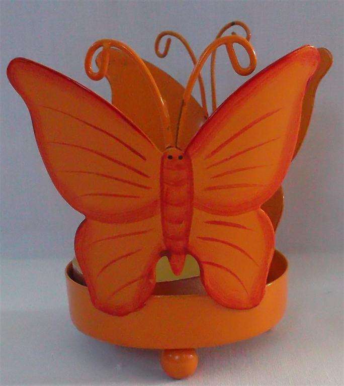 Collectable Metal  Butterfly Candle Holder