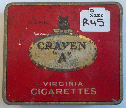 Collectable Vintage CRAVEN A Virginia Cigarettes Tin.
