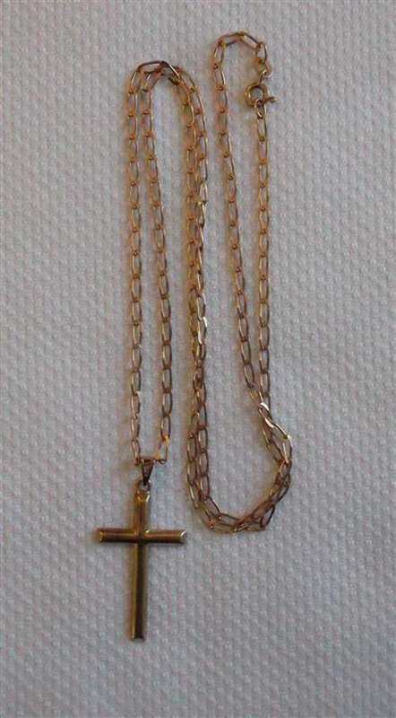 Beatiful Gold Cross and Chain