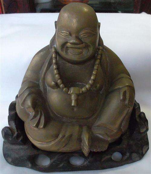 Vintage Brass Buddha Figurine