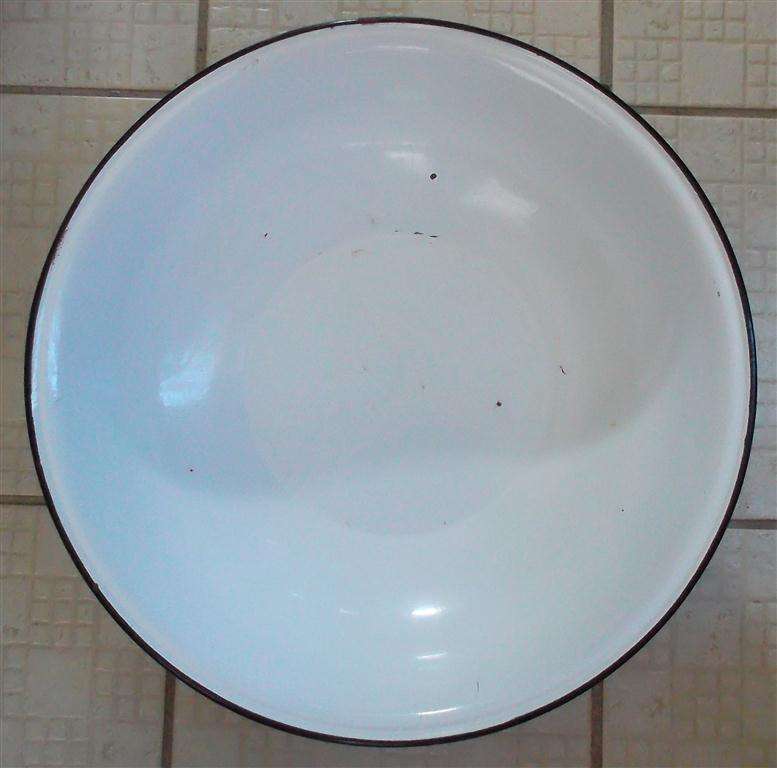 Vintage Large Enamel Bowl