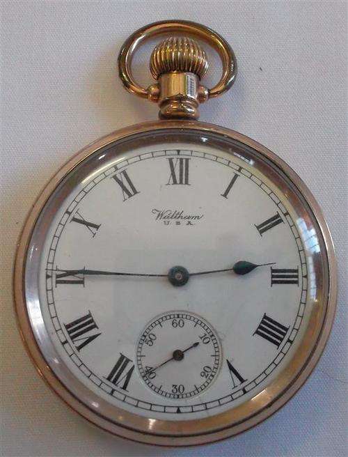 Waltham USA Pocket Watch Gold Plated