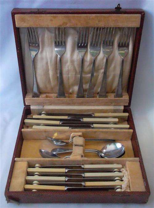 Set of Bone Handle Cutlery