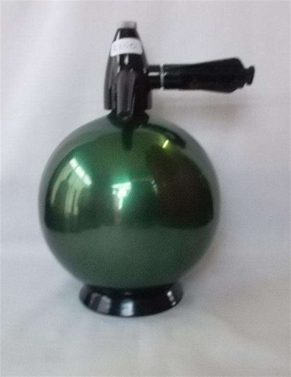 Retro Green Globe  Soda Syphon