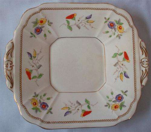 Art Deco  Hand painted Melba China  Plate