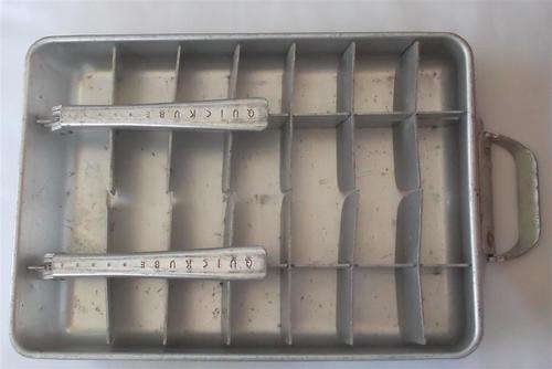 Vintage Frigidaire Double Aluminum Ice Tray