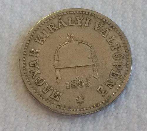 1893  10 Filler Hungary  Coin