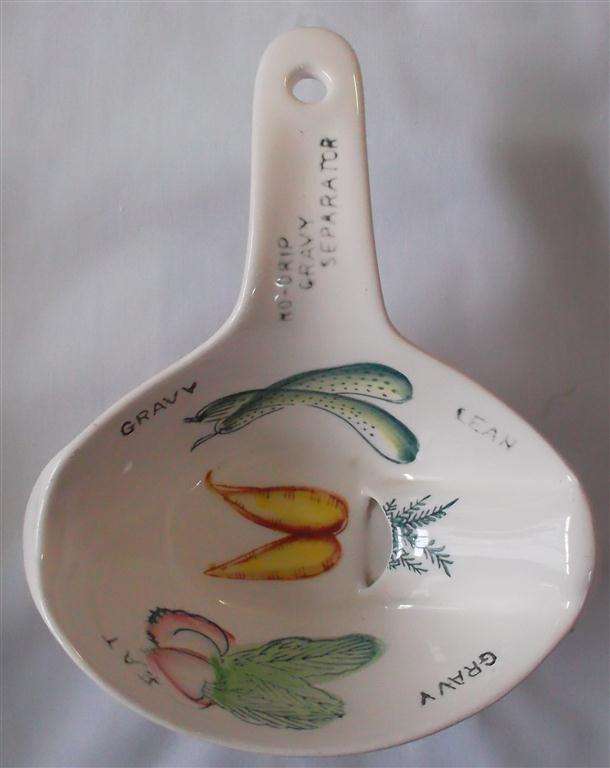 Vintage No-drip Gravy Seperator Boat