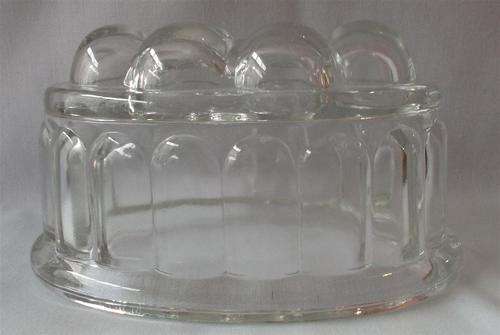 Vintage Glass Jelly Mould