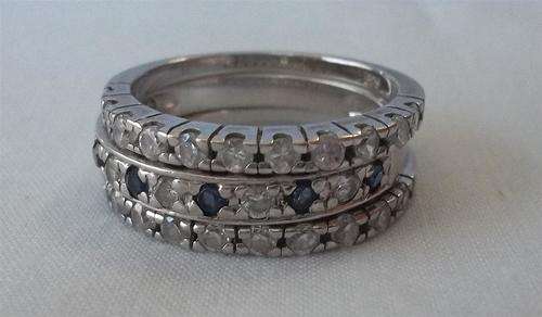 5.4g Silver Set (3) Ladies Rings