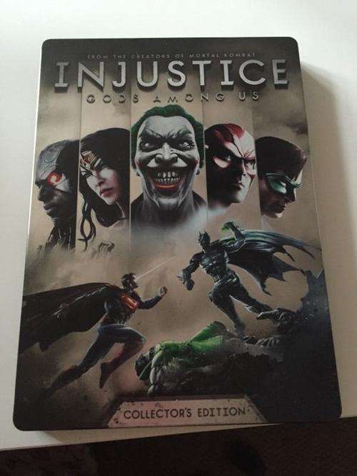 XBOX 360 Injustice Gods among us   TIN BOX
