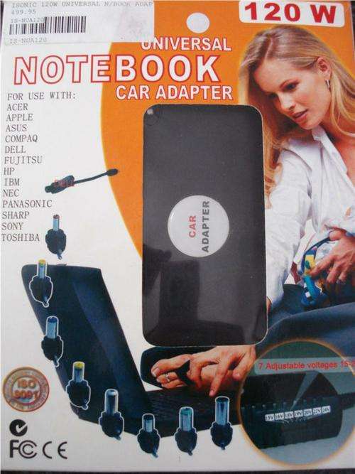 Universal power adapter for car !!! Kinds can watch dvd on laptop in car !!!