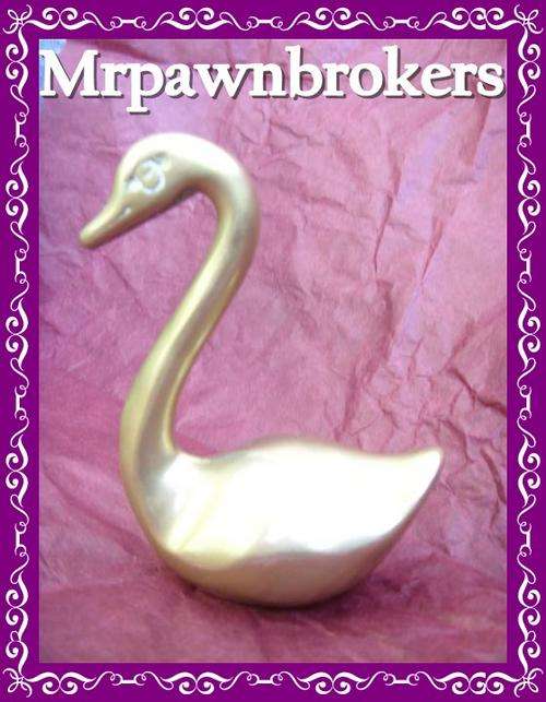 Stunning Brass  Swan