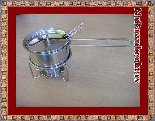 Beautiful Stainless Steel  Fondue Set