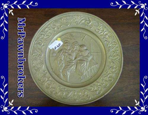 Lovely Round Brass Wall Plate