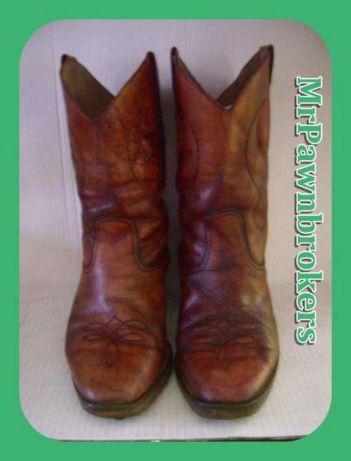 Genuine Leather Cowboy Boots