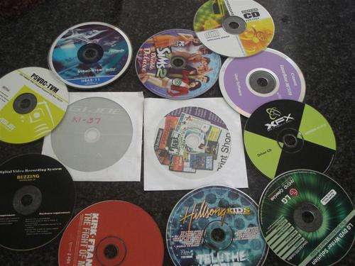 Mixed selection of DVD , Music and computer disks
