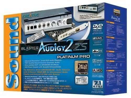 Creative Audigy 2 Sound Blaster Pro ZS Platinum Pro
