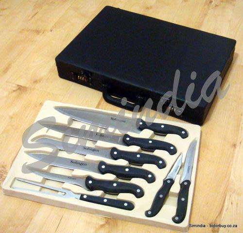 Perfect Gift Chefs Knife and Steak Fork Set 24 piece, Presented in a handsome briefcase..