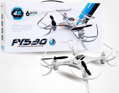 Quadcopter FY530, 6-Axis Gyro, 2.4 Ghz, Biomimetic Design,  RC Remote Control 360° LED Light