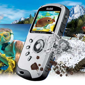 Kodak HD 1080P PlaySport (Zx3) HD Waterproof Video Camera