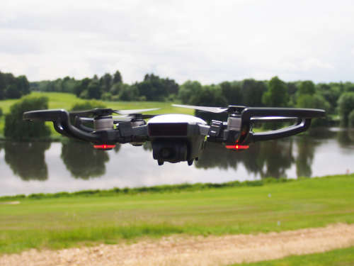 DJI Spark Combo + Remote, Demo, Bat, Charger, Cables, DJI Pro Foam Casing