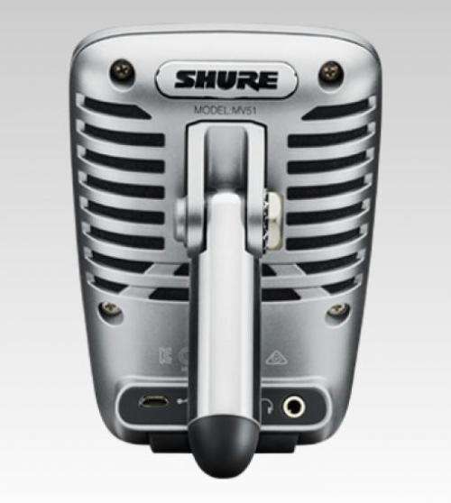 SHURE MV51, DEMO LIKE NEW,  DIGITAL LARGE-DIAPPHRAGM CONDENSER MICROPHONE