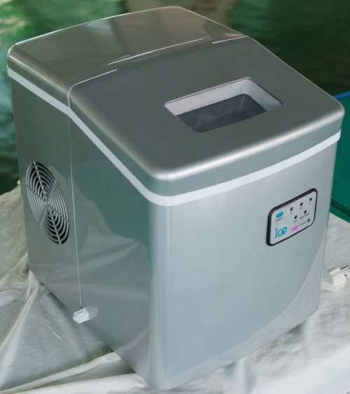 Jost Ice Maker, Silver Finish, 3 Different Size Ice Cube, Makes 12-13kgs in 24 Hours, Removable Ice