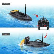LARGE CARP KING MK 3, FISHING BAIT BOAT, GOOD CONDITION, BATTERIES, CHARGER, REMOTE, READY TO RUN.