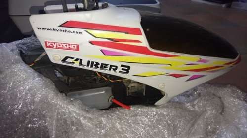 Super large kyosho Caliber 3, 36 NITRO ENGINE,Rc nitro helicopter,remote,over 1.1meter long!!!!!!!!