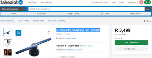 3D hologram advertising fan projector LED with 16GB flash card and software, remote included
