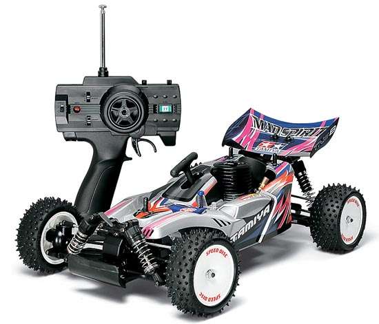 TAMIYA, 4WD, 2.1 cc NITRO ENGINE, BUGGY, FAST, G COND, ALL BAT, RADIO, CHARGER INC, READY TO DRIVE