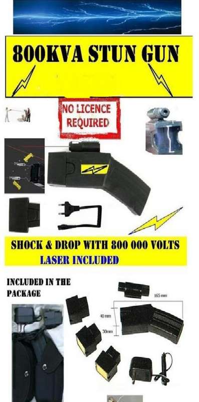 TAASER STUN GUN 800KVA, 2 FUNCTION, WITH LASER POINTER