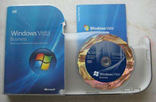 Windows Vista Business, Disk with license key, 100% legal and original, verified by Microsoft