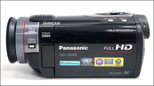 PANASONIC HDC-SD900 CAMCORDER - FULL HD - SD CARD RECORDING