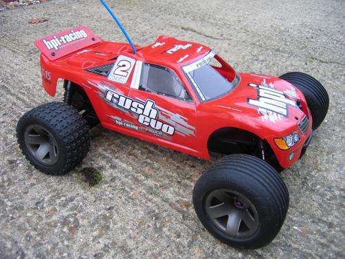 HPI Rush Evo Nitro RTR 1/10 Scale 2WD Remote Control Stadium Truck