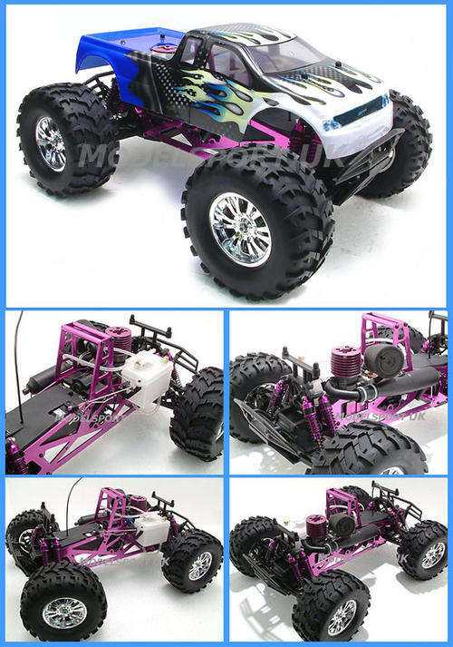 Raptor, new engine,1.8 scale Rc Nitro, RC Truck, 2 Channel Radio, All Bat inc., Ready to run out box
