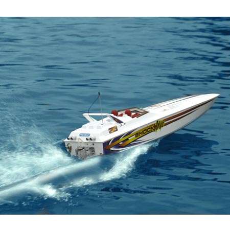 ProBoat Shockwave .32 nitro engine, R\C boat, Super-Fast. 56 km/h, ready to run, all bat start, inc